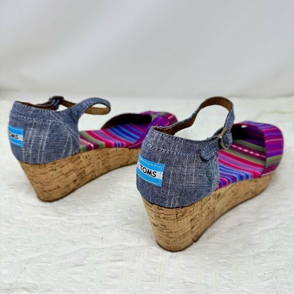 Toms Multi-color Wedges- Size 8.5 - Picture 5 of 14
